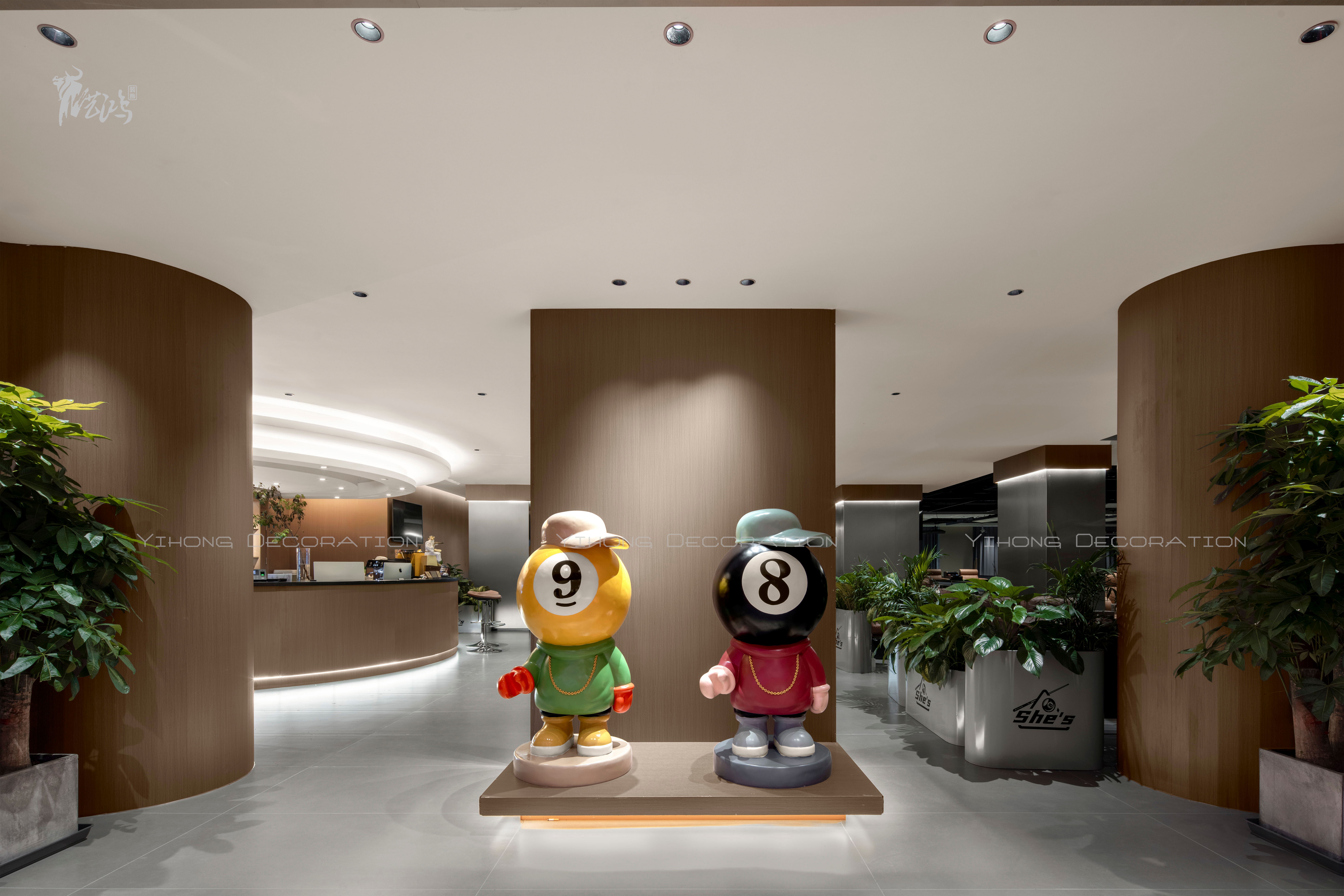 艺鸿实景 | 囍色台球俱乐部(图4)